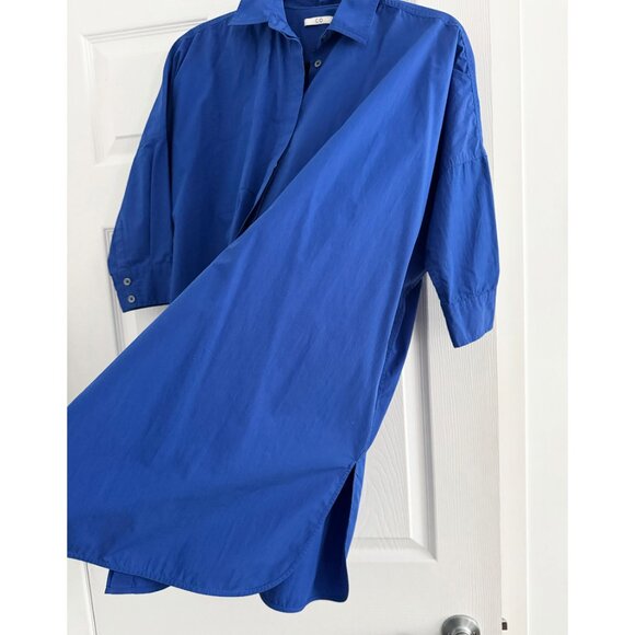 CO Collections Oversize Tunic in Cobalt Blue, size Small - Picture 6 of 8